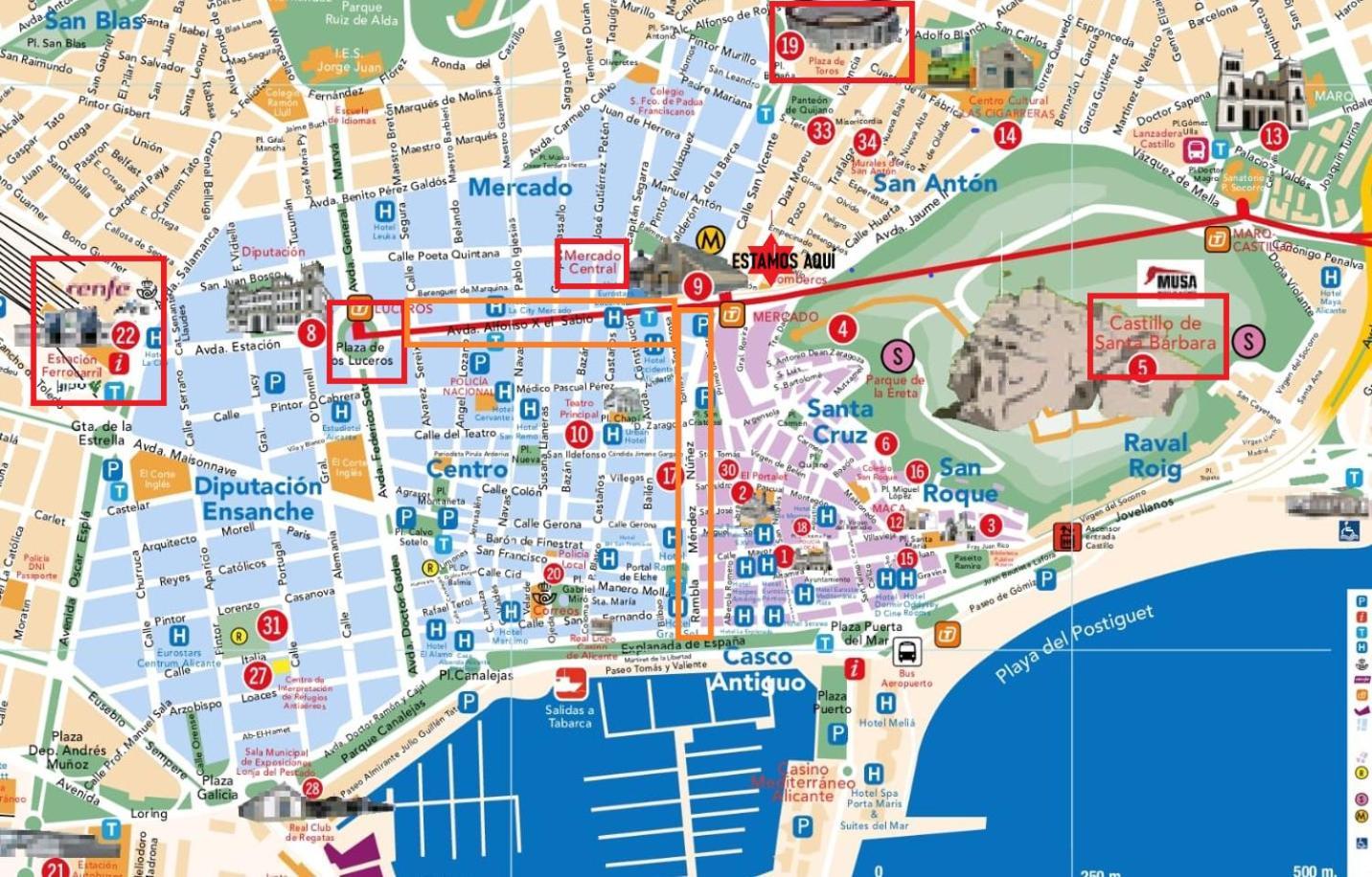 Arimat Urban Flat Zona Centro Mercado Rambla Alicante Exteriör bild